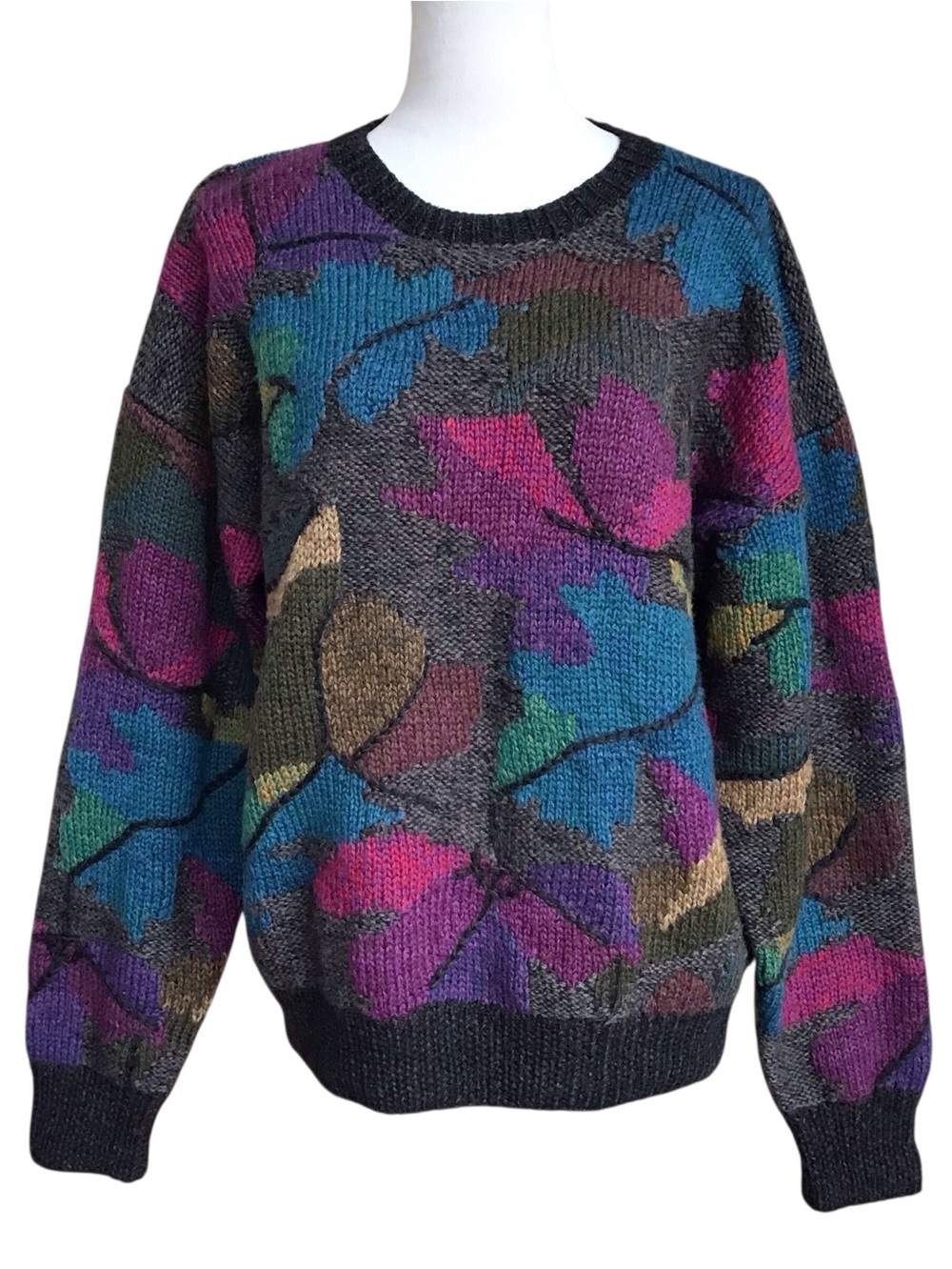 Boston Traders Vintage Limited Edition Hand Knitted Wool Sweater